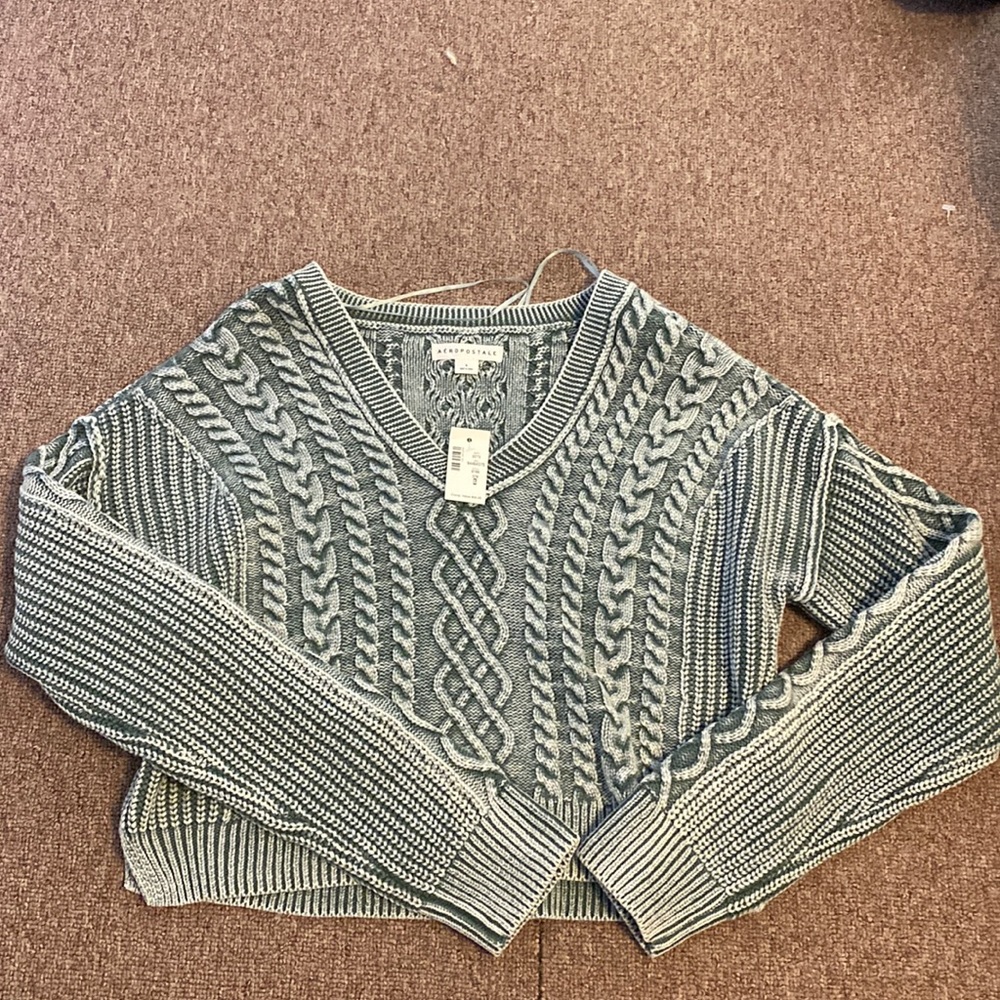 Aeropostale green sweater